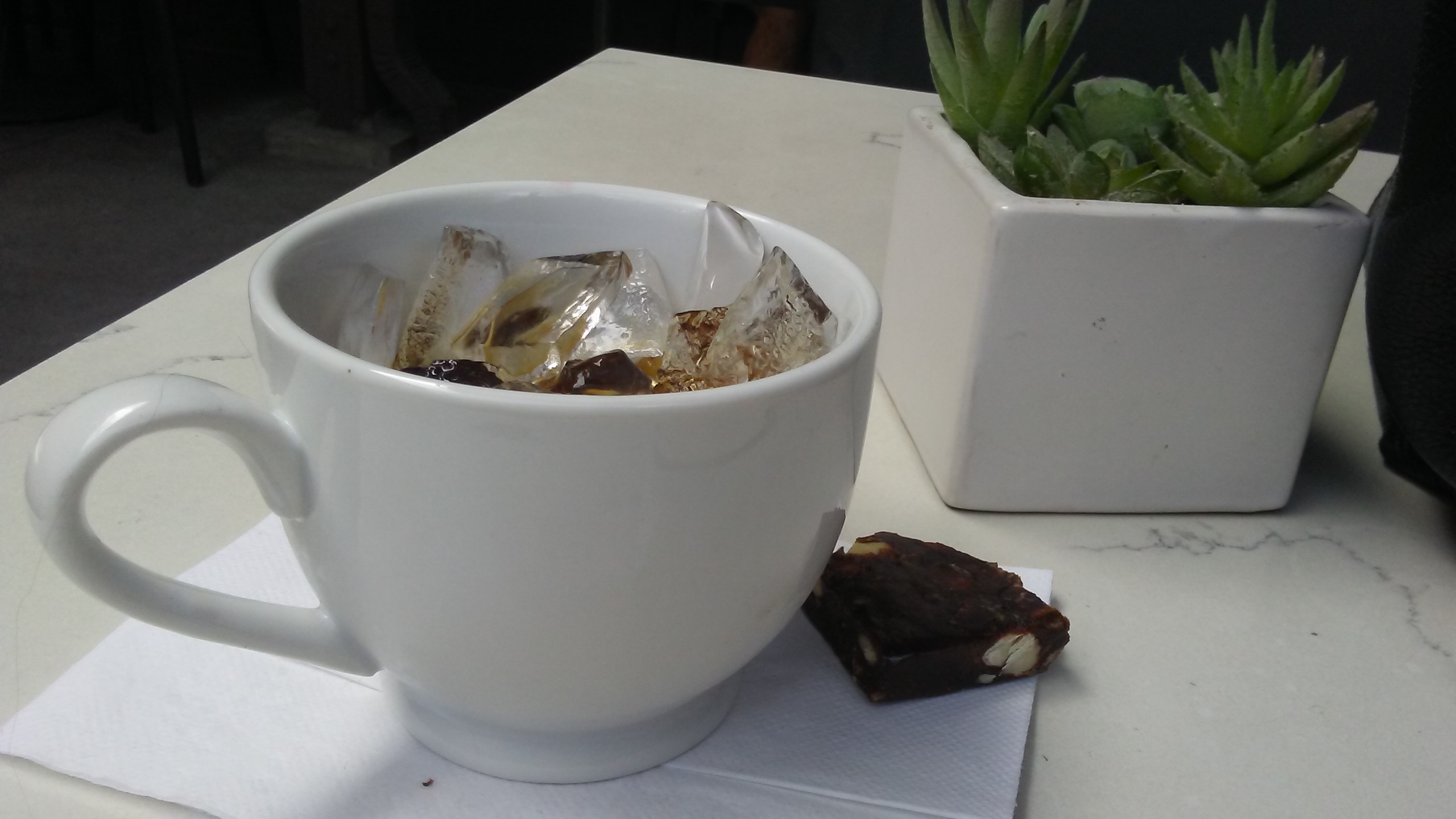 iced expresso and chocolate